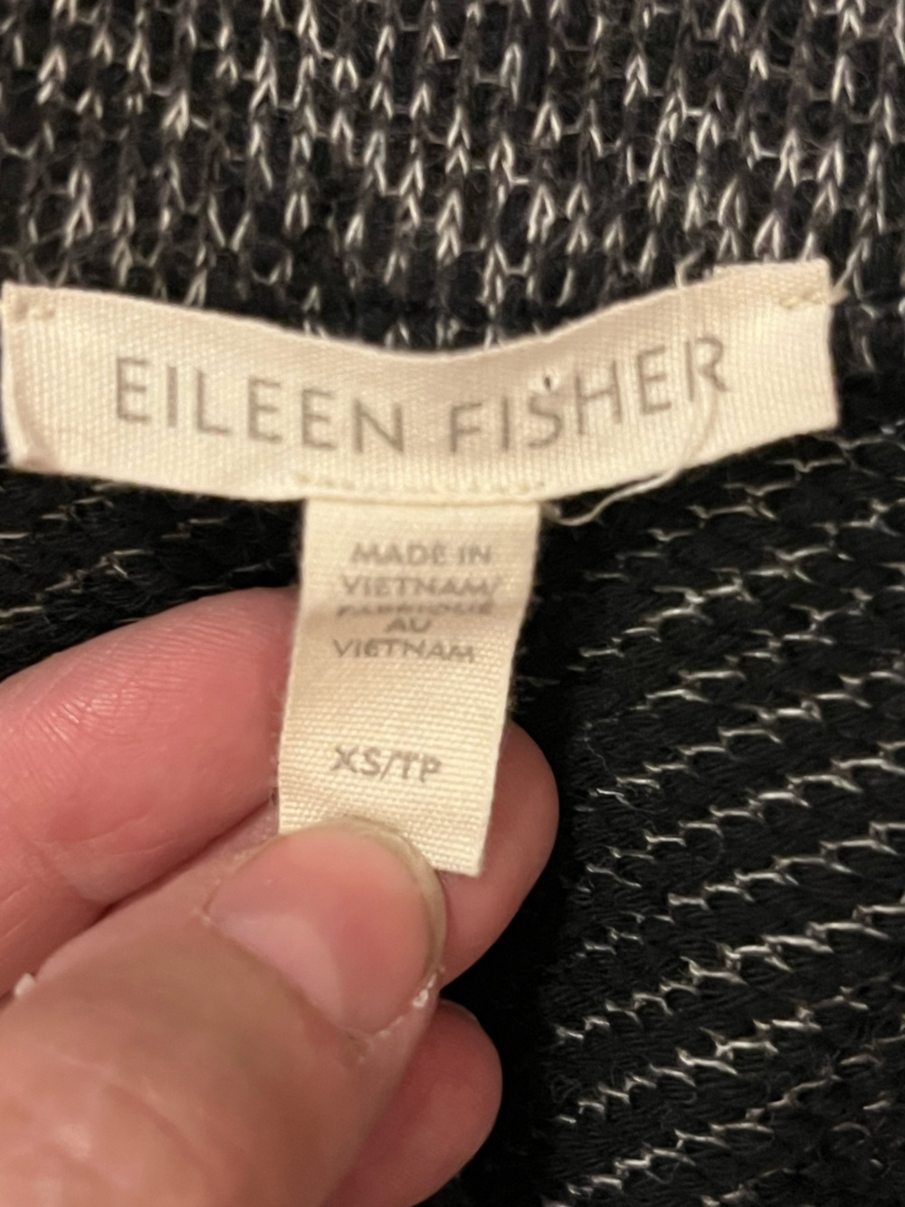 Eileen Fisher Organic Cotton Terry Stand Collar Jacket Minimalist Comfort XS - Picture 13 of 14